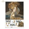 kobiety, złoto, dekoracyjne wzory, ważki, motyle, kamienie szlachetne, mozaiki, motywy secesyjne*women, gold, decorative patterns, dragonflies, butterflies, precious stones, mosaics, Art Nouveau motifs